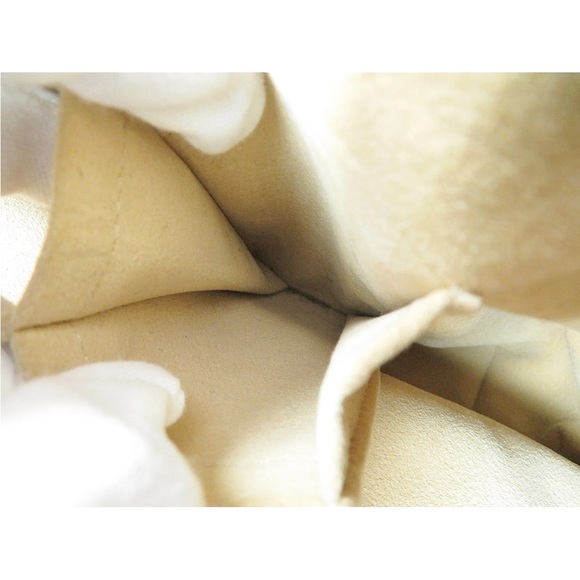 Louis Vuitton Tan and Cream Checkered Tote - Picture 13 of 16